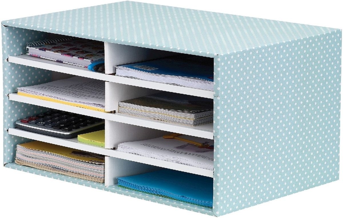 Bankers Box® Briefablage Schreibtisch Organizer Style 8 Fächer BxHxT 49x26x31cm grün/weiß