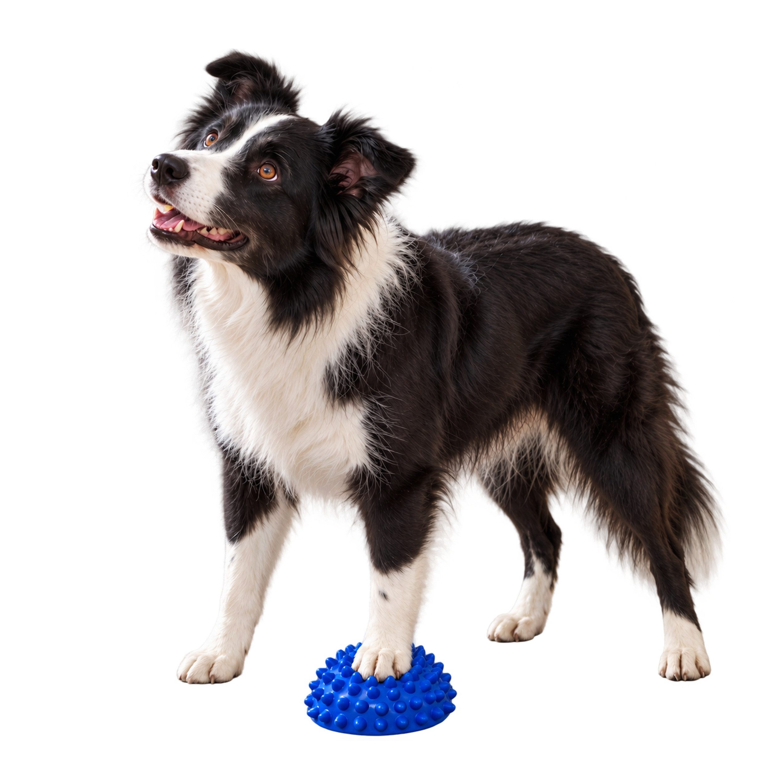 Superhund Balancetrainer Balance-Igel für Hunde – Physio, Reha & Koordination – Blau
