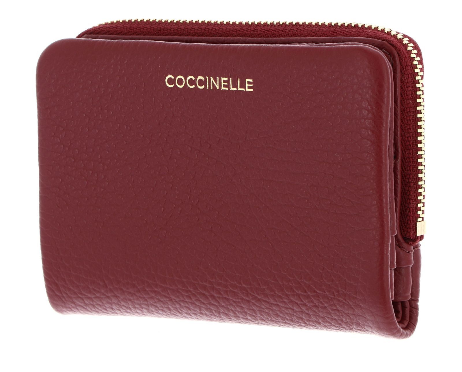 COCCINELLE Geldbörse Wallet, aus echtem Rindsleder mit RFID-Blocker Schutz