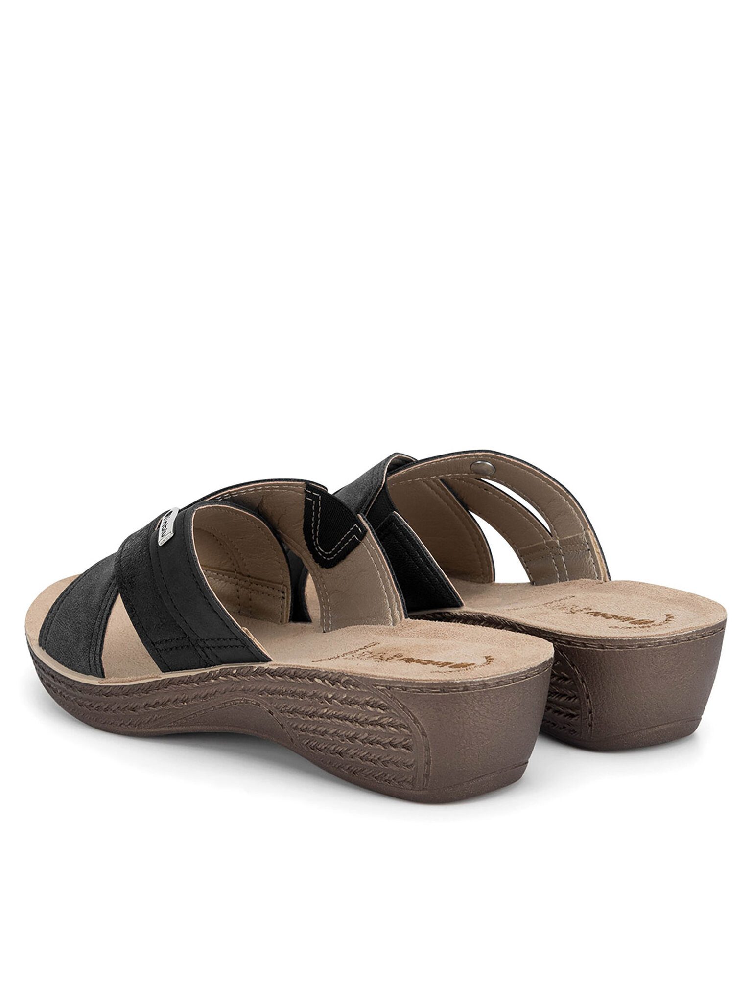 INBLU Pantoletten GL170100 Schwarz Pantolette