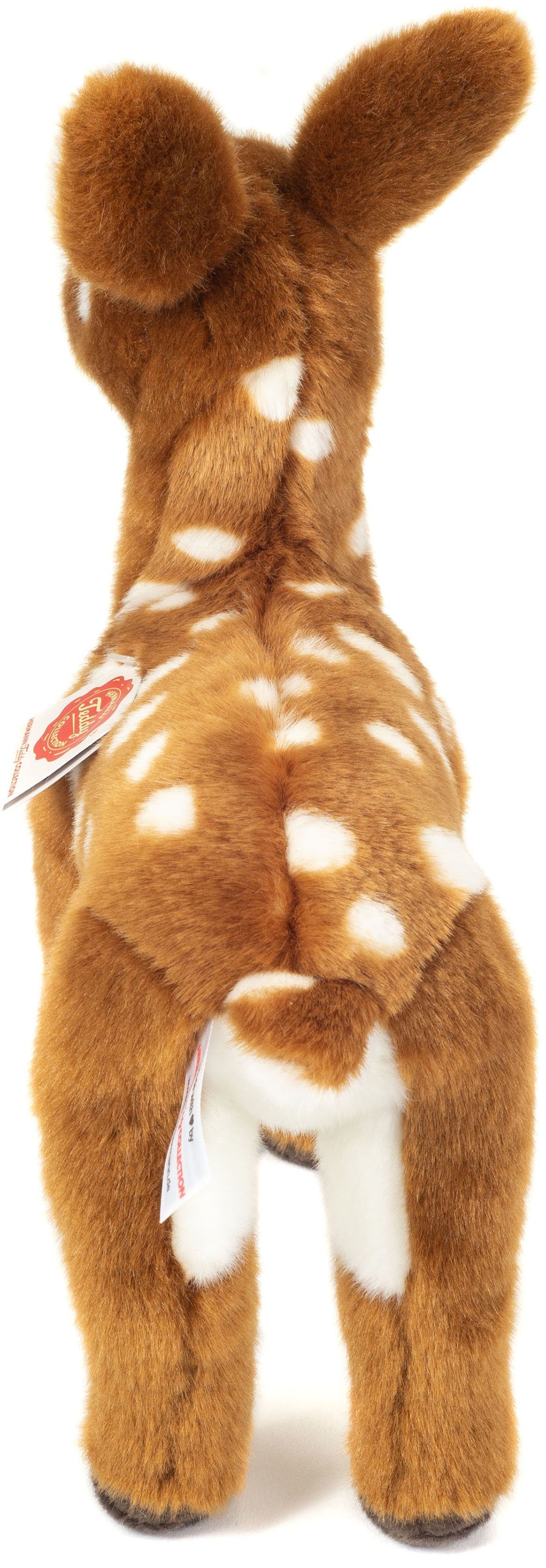 Teddy Hermann® Kuscheltier Rehkitz stehend braun, 23 cm, zum Teil aus recyceltem Material