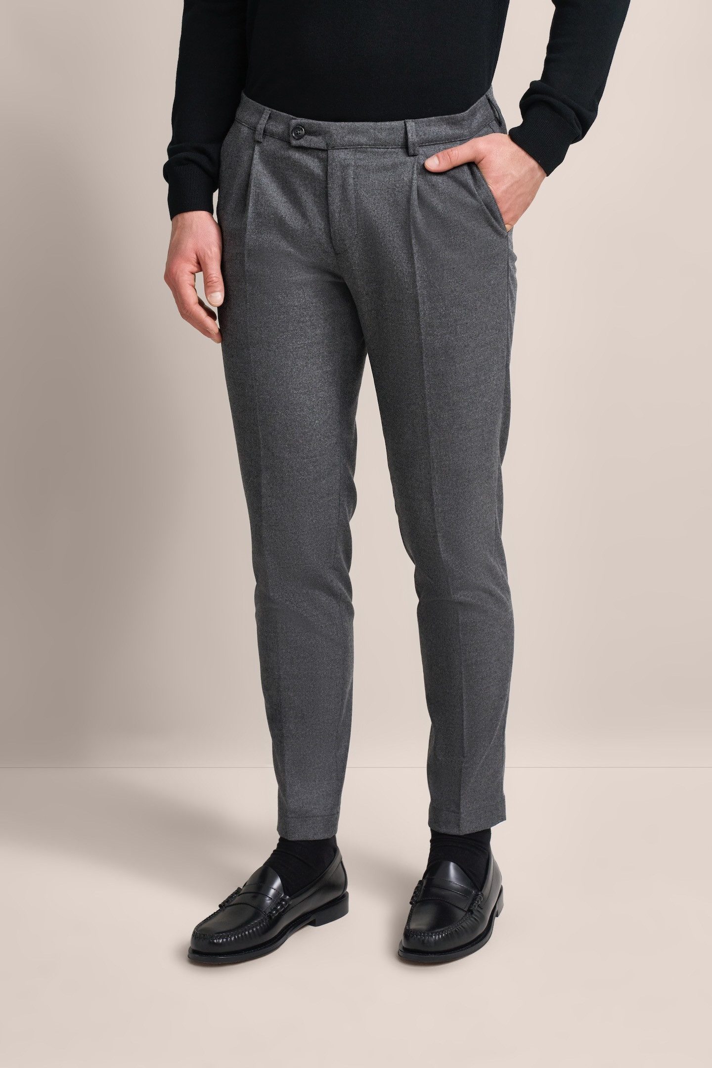 Bundfaltenhose