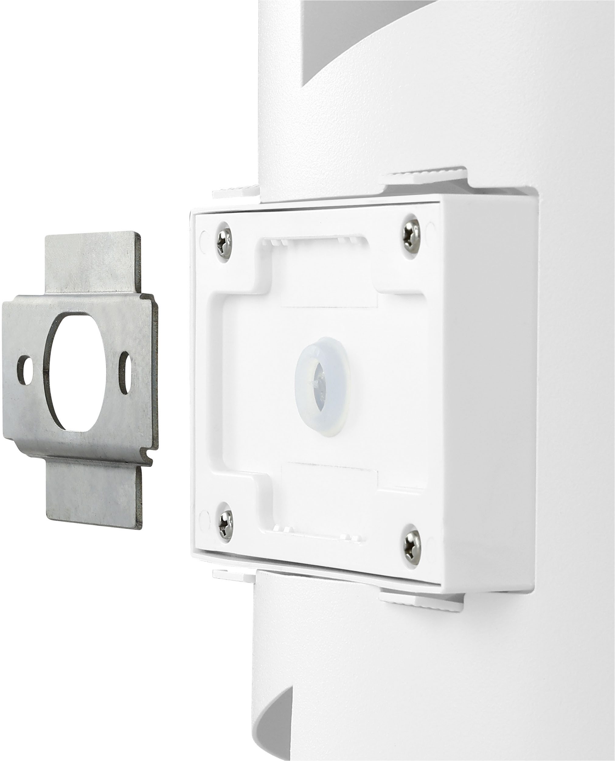 EGLO Wandleuchte MONTARELLO Wandlampe - Stahl - LED - 2X4W - IP44, LED fest integriert, Neutralweiß, Kaltweiß, Warmweiß, Außenbeleuchtung, Außenwandleuchte, Terrasse, L11 x H27,5 x AL7,5 cm