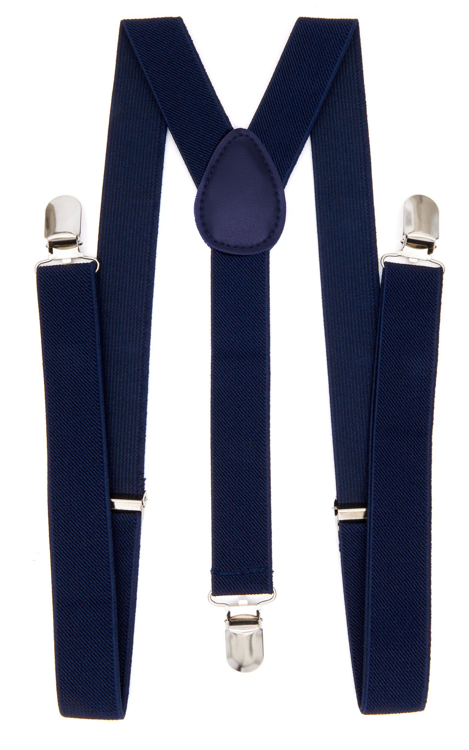 BRUBAKER Hosenträger Herren Hosenträger mit starken Metall Clips Einheitsgröße für Männer (1