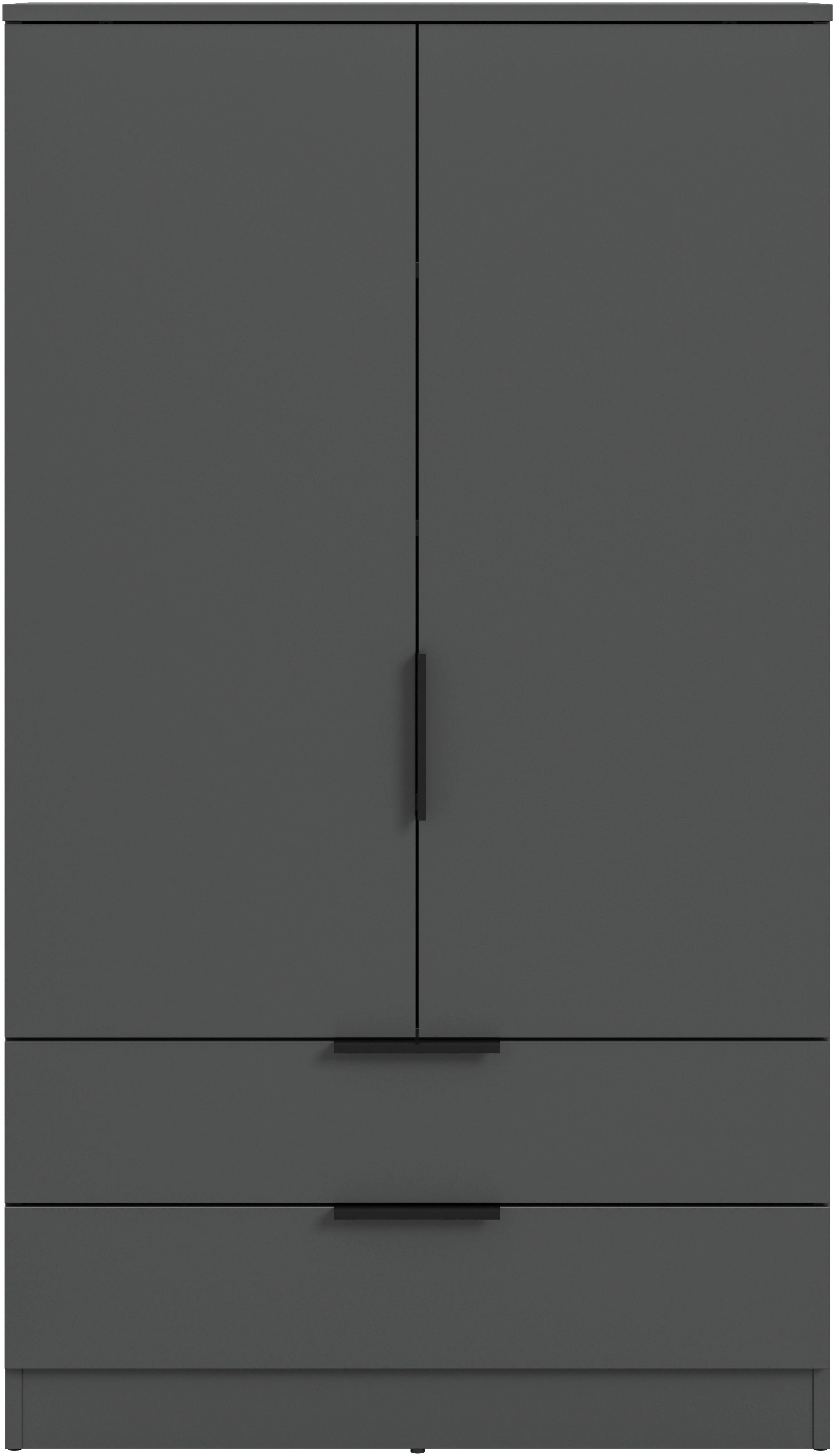 Home affaire Wäscheschrank SKARDE, Kleiderschrank, Schlafzimmerschrank, Schrank (1-St., Höhe: 140 cm, 2 Türen, 2 Schubladen, 1 Kleiderstange) OTTO BESTSELLER, Garderobe, Universalschrank, Flurschrank, Schrank
