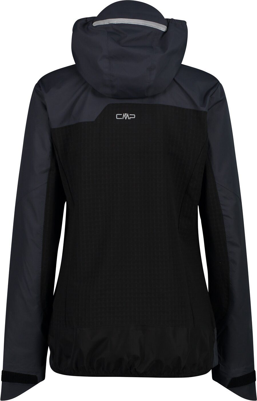 CMP Funktionsjacke WOMAN JACKET HYBRID FIX HOOD ANTRACITE
