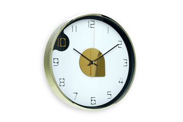 ONZENO Wanduhr THE REMINDER. 30.5x30.5x4.3 cm (handgefertigte Design-Uhr)