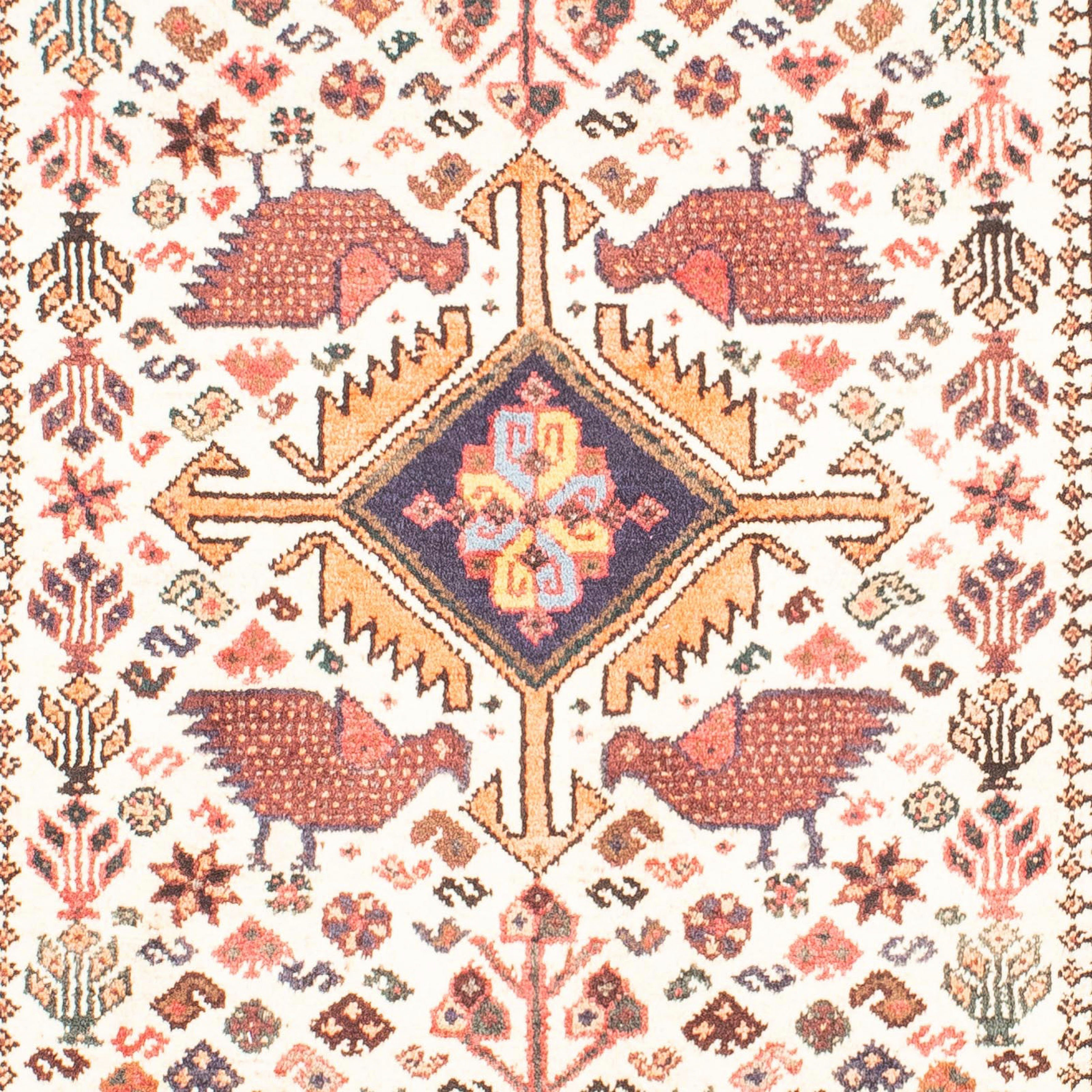 Orientteppich Perser - cm morgenland, - Einzelstück 10 - 162 rechteckig, Wohnzimmer, mit Nomadic Zertifikat Handgeknüpft, mm, x Höhe: beige, 107