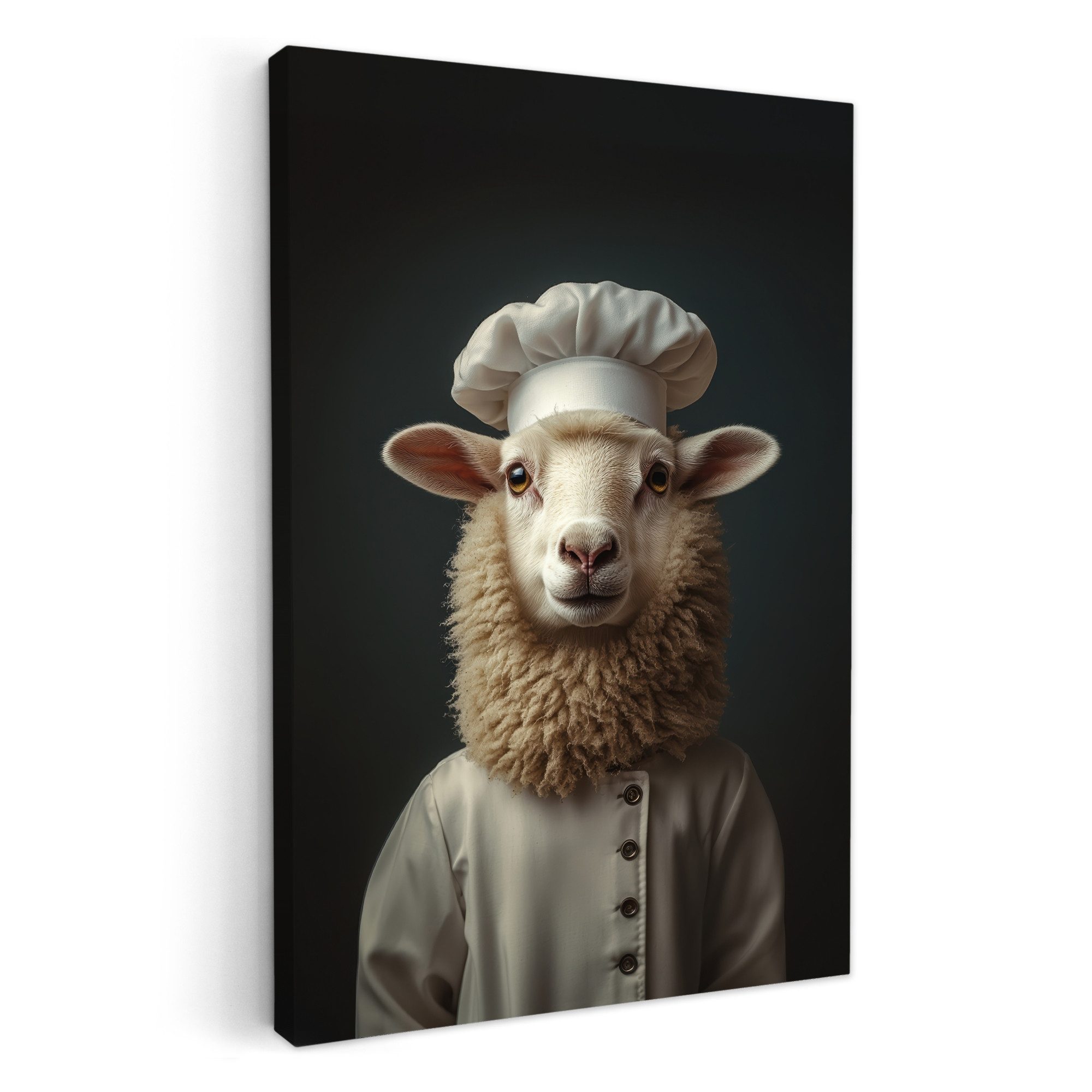 OneMillionCanvasses® Leinwandbild Schaf - Wolle - günstig online kaufen