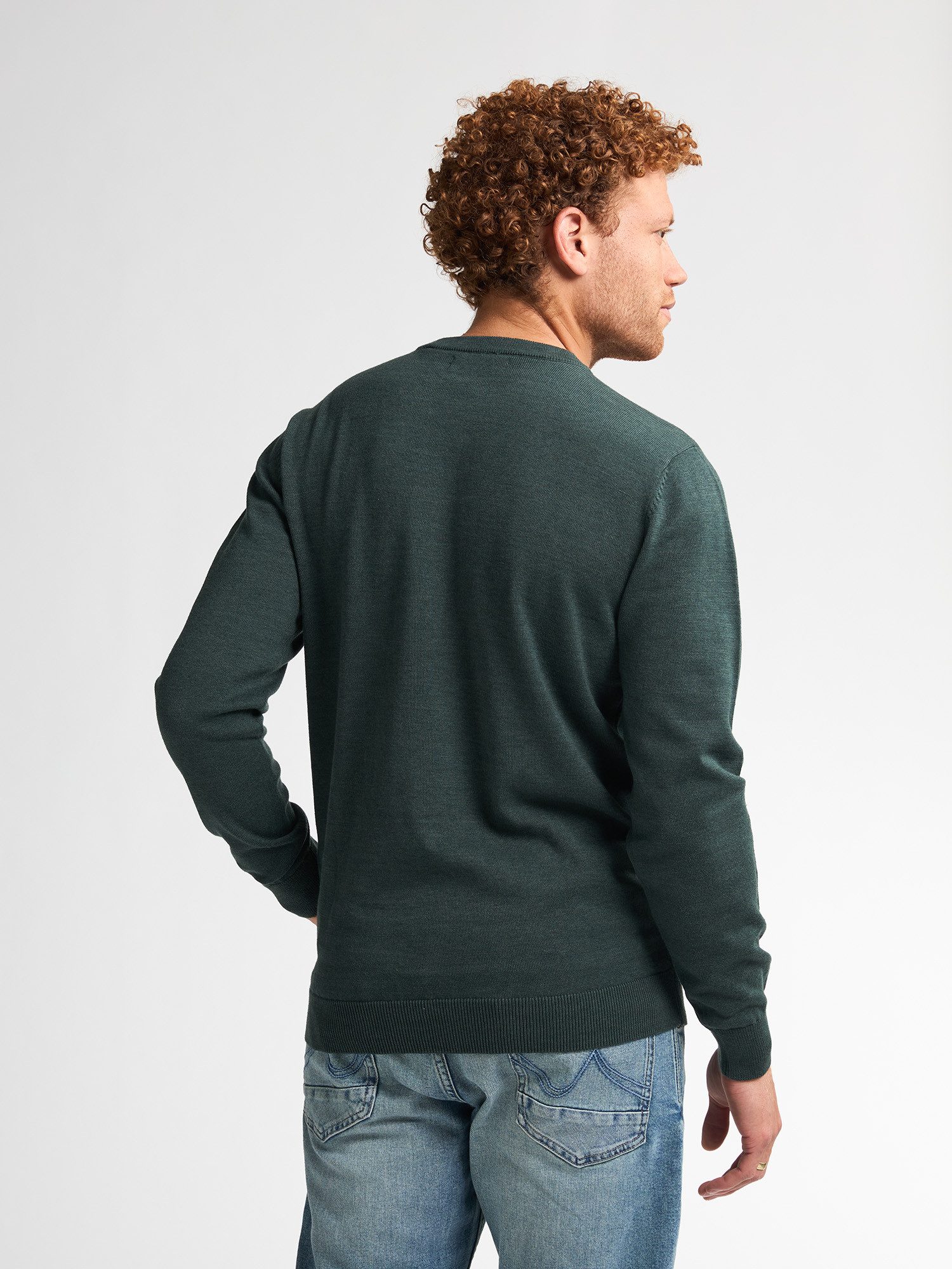 Petrol Industries Rundhalspullover Materialmix mit Baumwollanteil günstig online kaufen
