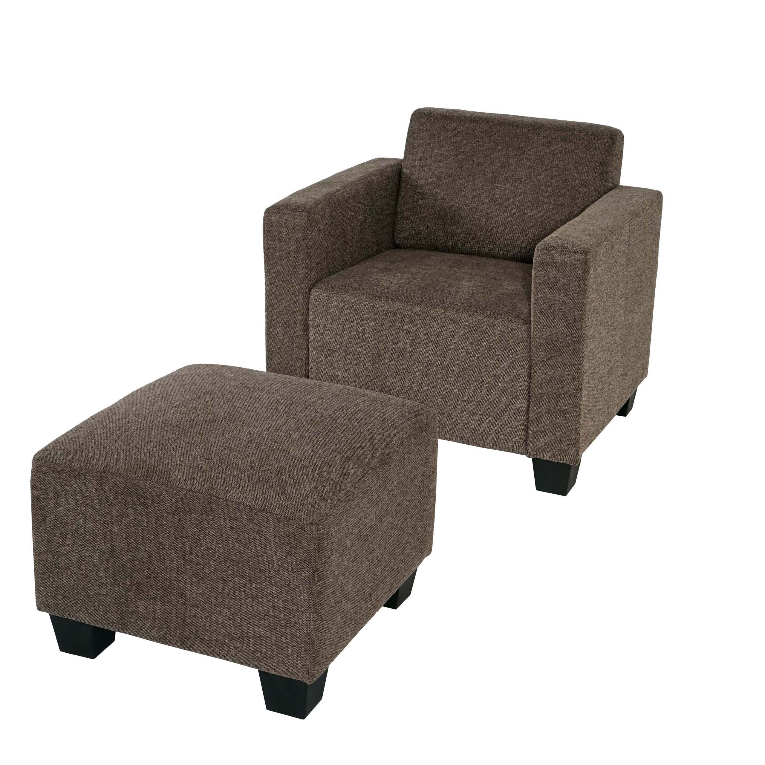 MCW Sessel Moncalieri-S-O (2-St), Moderner Lounge-Stil Sitzpolsterung, Abgerundete Ecken und Kanten