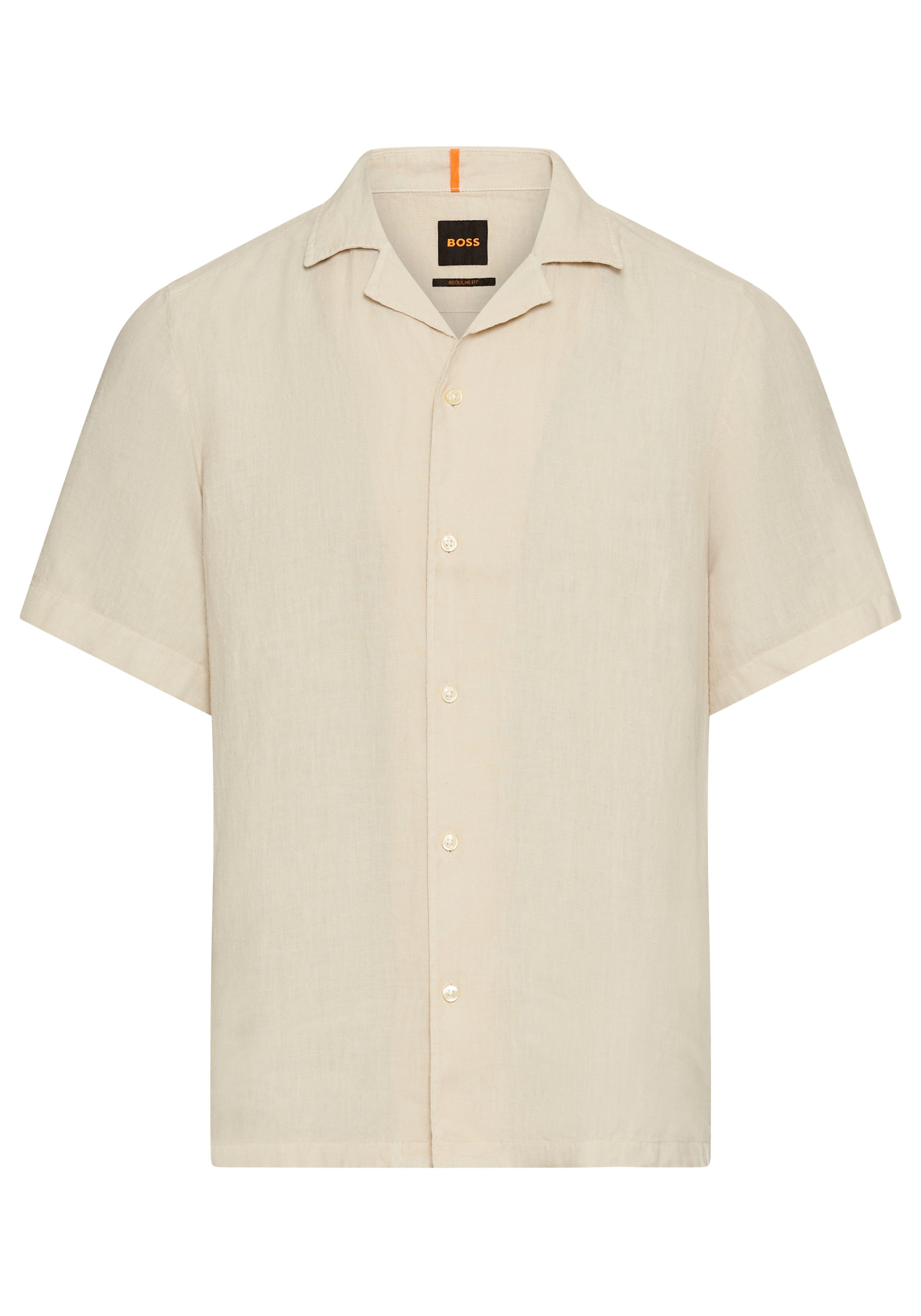 BOSS ORANGE Kurzarmhemd Rayer aus Leinen günstig online kaufen