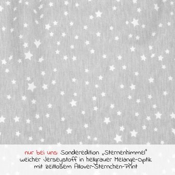 Alvi® Schlafsack Jersey - Sternenhimmel, Ganzjahres Baby Mäxchen Schlafsack 3tlg. Gr. 50/56 - Baumwolle