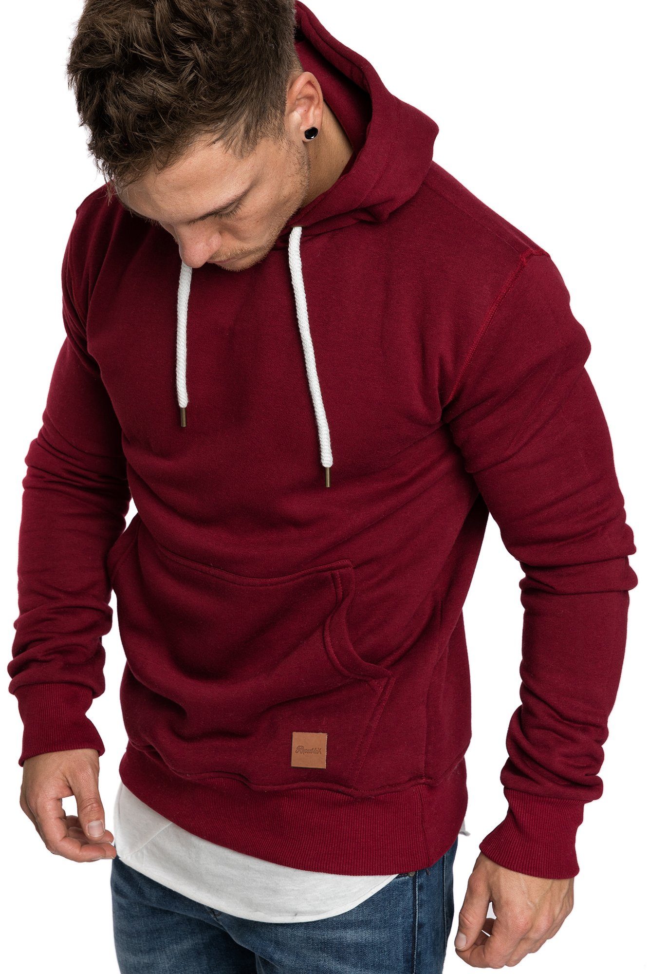 REPUBLIX Sweatshirt GRIFFIN Herren Basic Kapuzenpullover günstig online kaufen