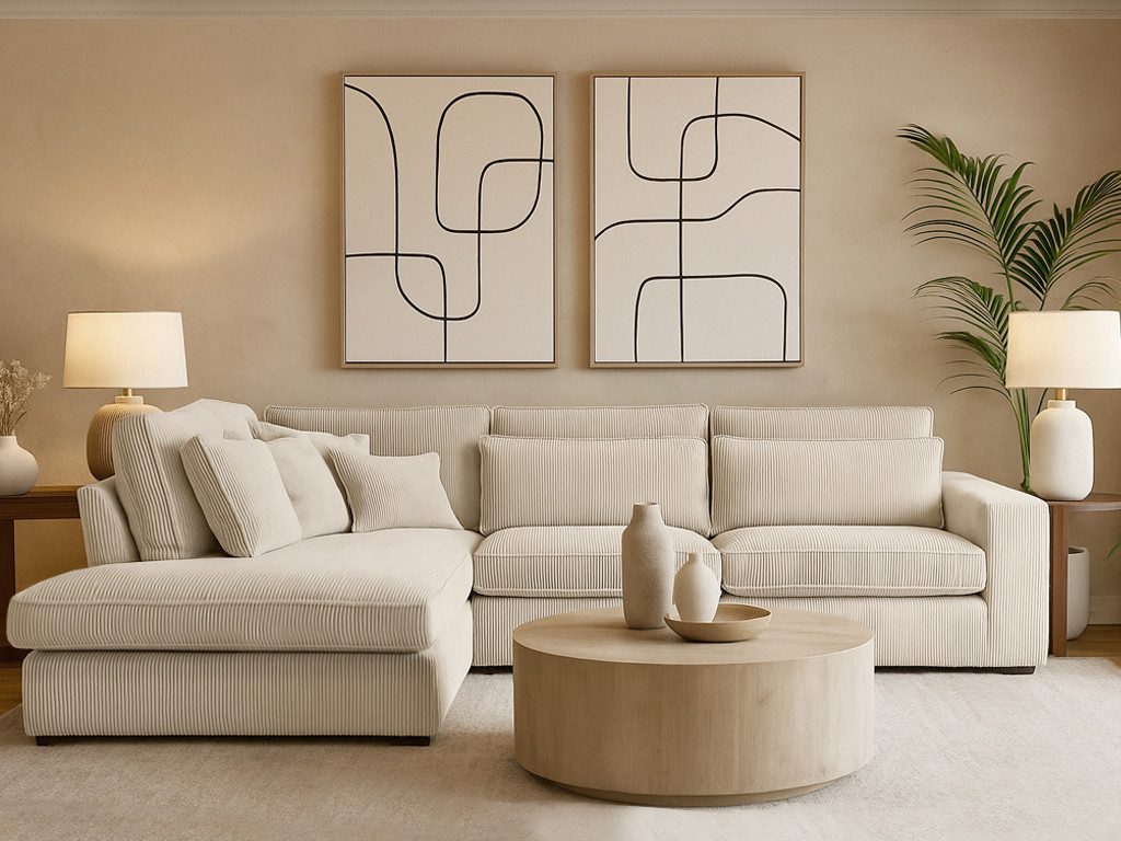 Beautysofa Ecksofa mit dekorativen Kissen PARMA, im modernes Design, klassi günstig online kaufen