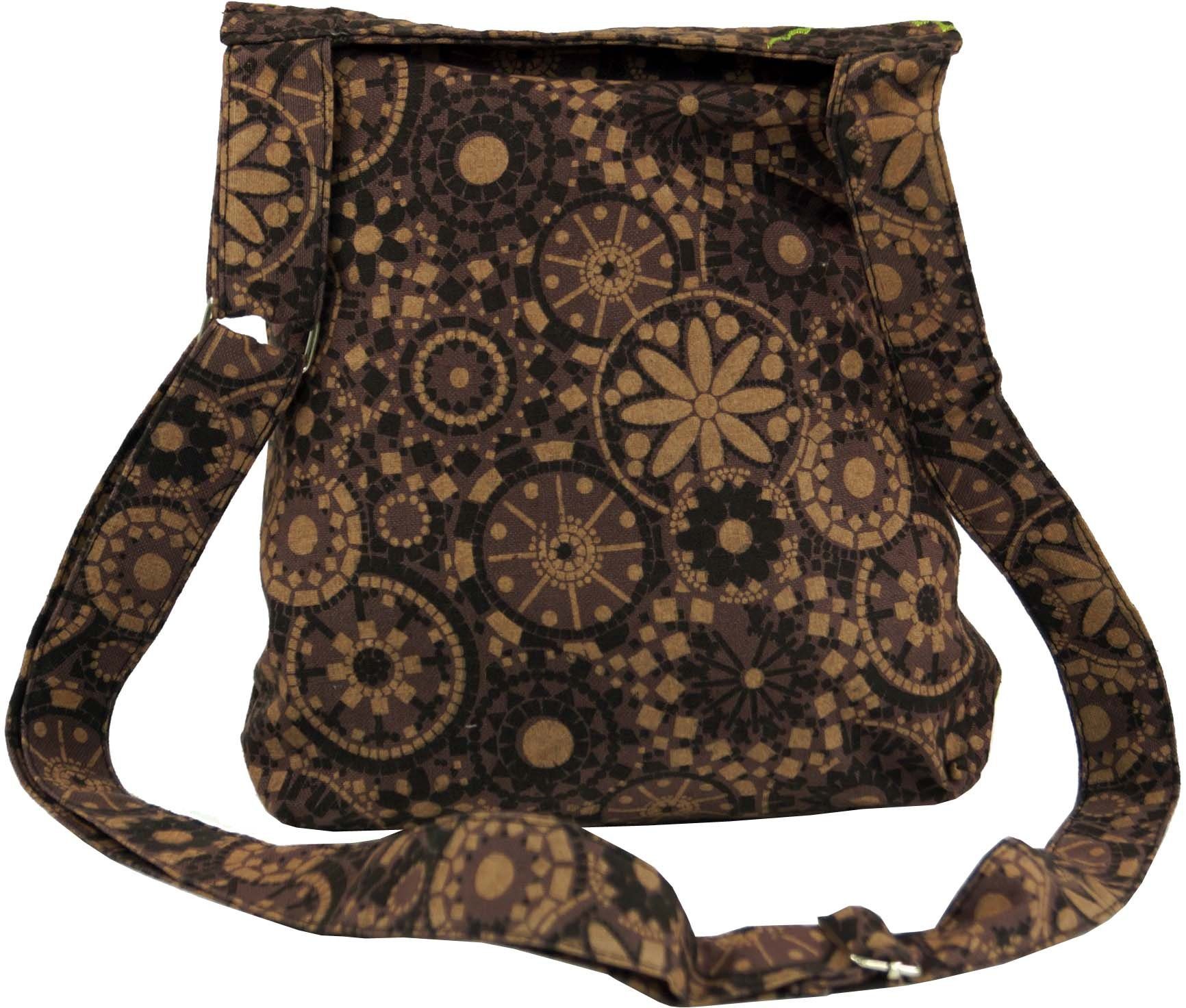 Guru-Shop Schultertasche Bestickte Ethno Schultertasche - günstig online kaufen