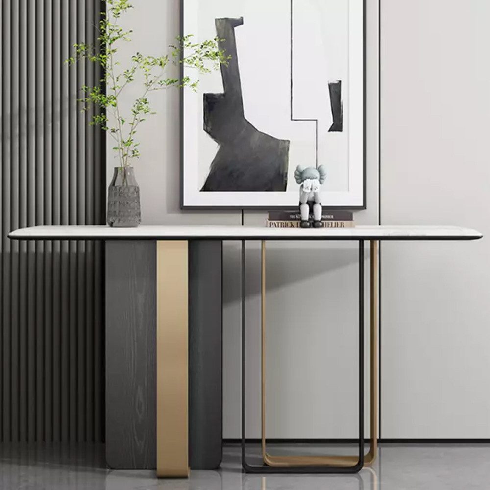 Konsolentisch Designer Holz Konsolentisch Tisch Konsole Modern Wohnzimmer
