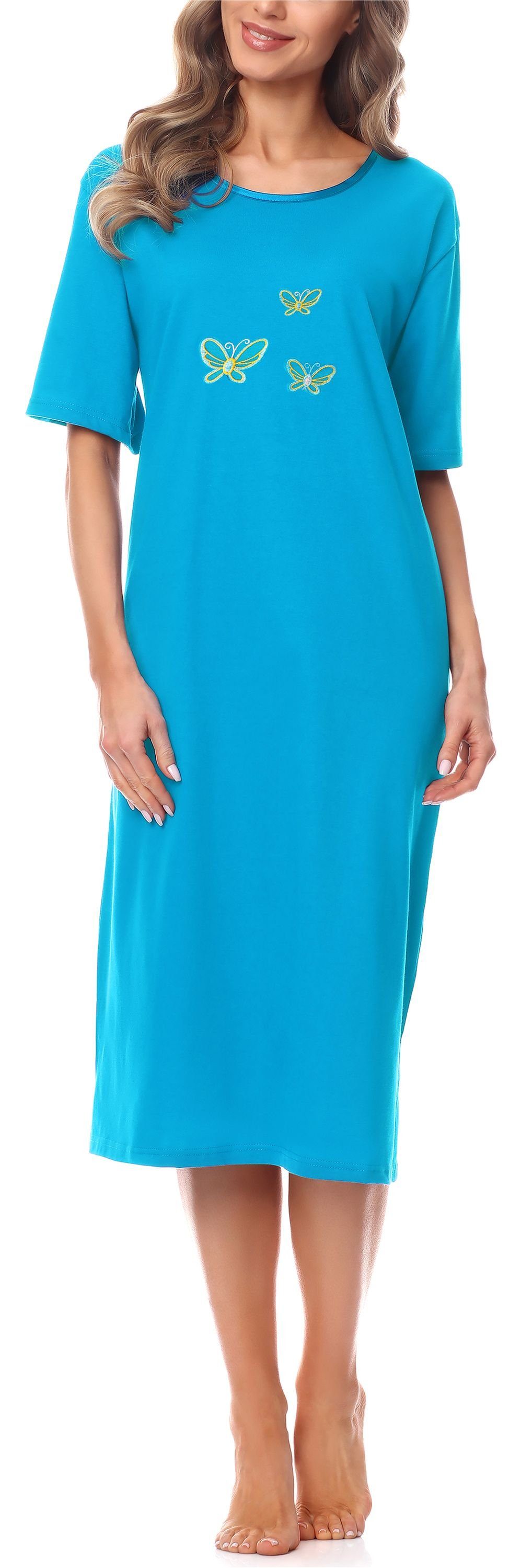 Merry Style Nachthemd Damen Kurzarm Nachthemd günstig online kaufen