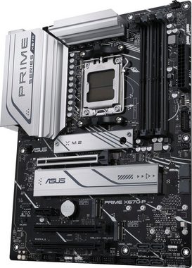 Asus PRIME X670-P Mainboard, ATX, PCIe 5.0, 3x M.2, DDR5-Speicher, USB 3.2 Gen 2x2 Typ-C