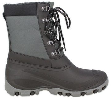 Beck Herren Winterstiefel Mountain mit kuscheligem Warmfutter Gummistiefel (für warme Füße bei Kälte und Schnee) Stoffschaft mit Schnürung, Doppelgrößen