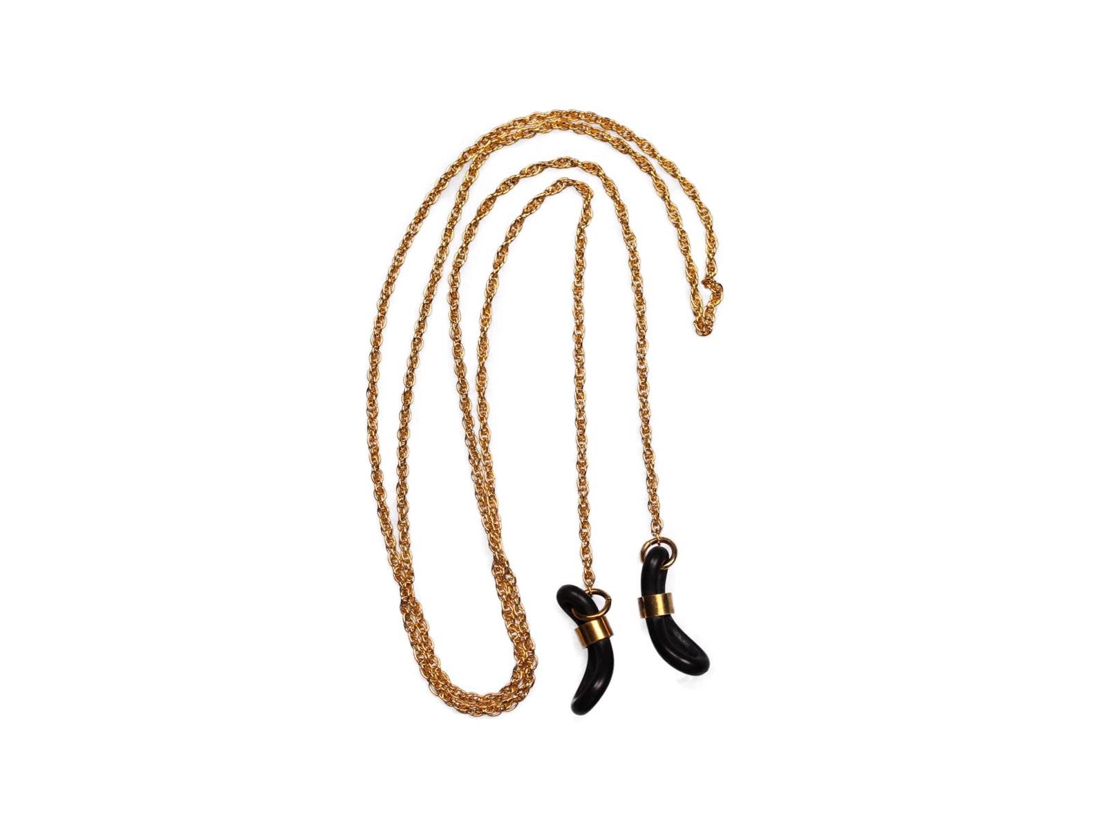 Brillenetui Brillenband aus Metall in Gold Nr. 16