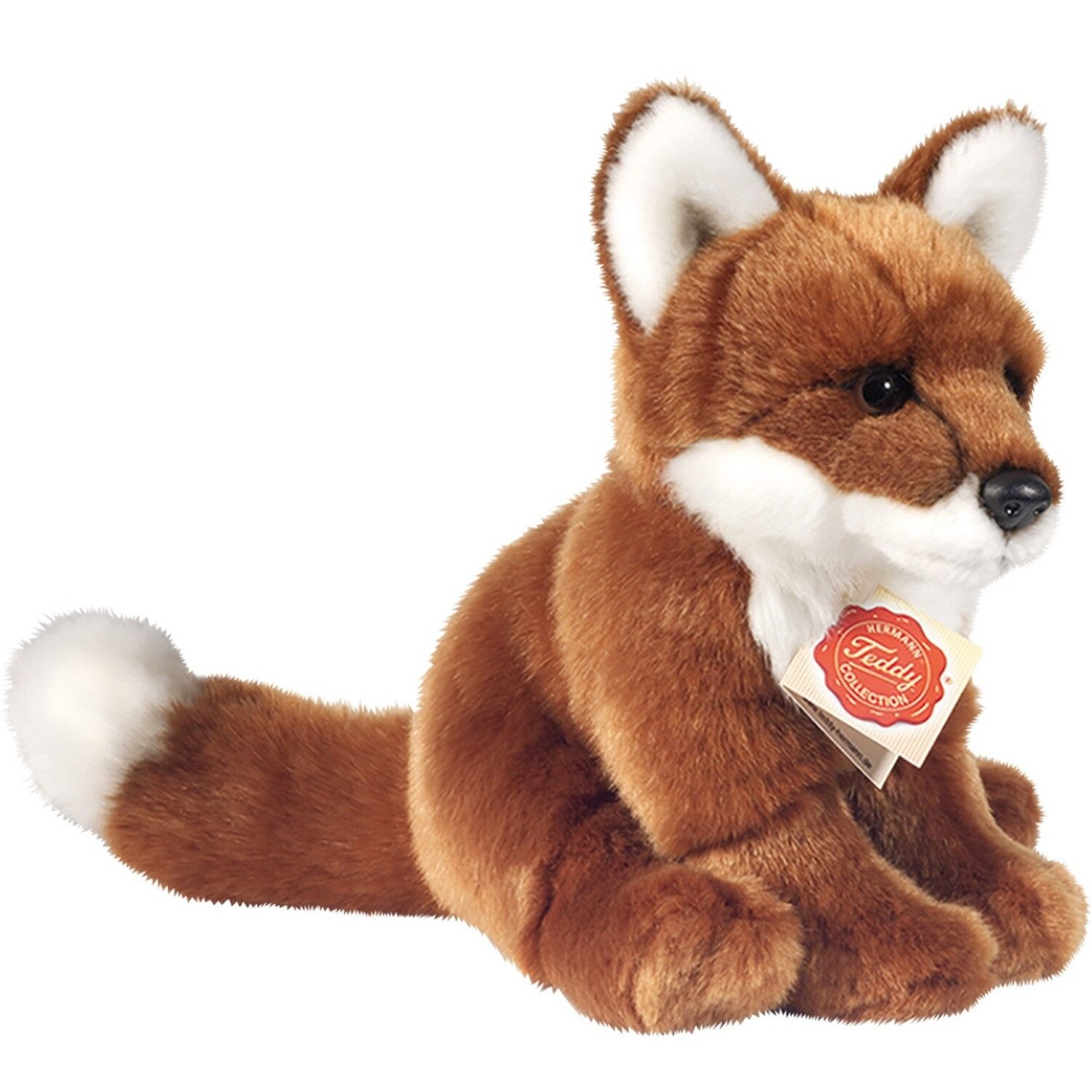 Teddy Hermann® Kuscheltier Plüschtier Fuchs sitzend, 20 cm