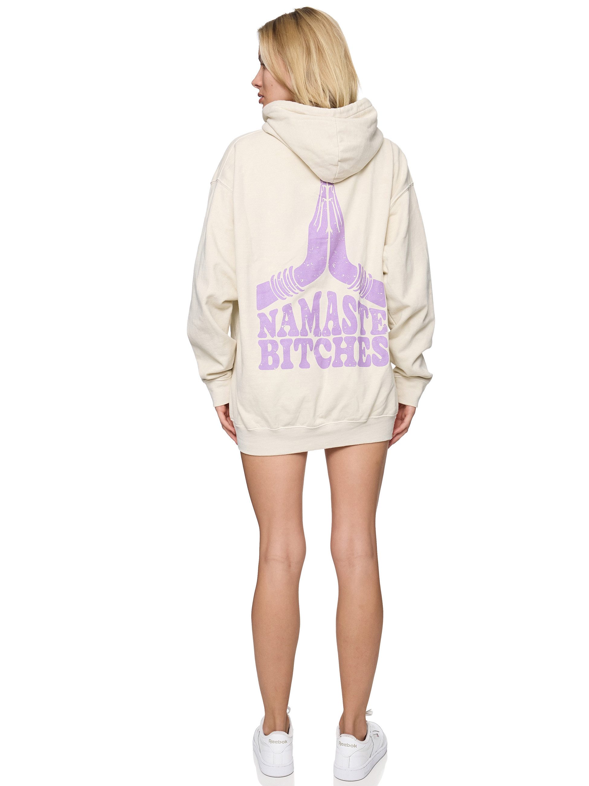 Worldclassca Hoodie Worldclassca Oversized Hoodie NAMASTE Kapuzenpullover Sweatshirt