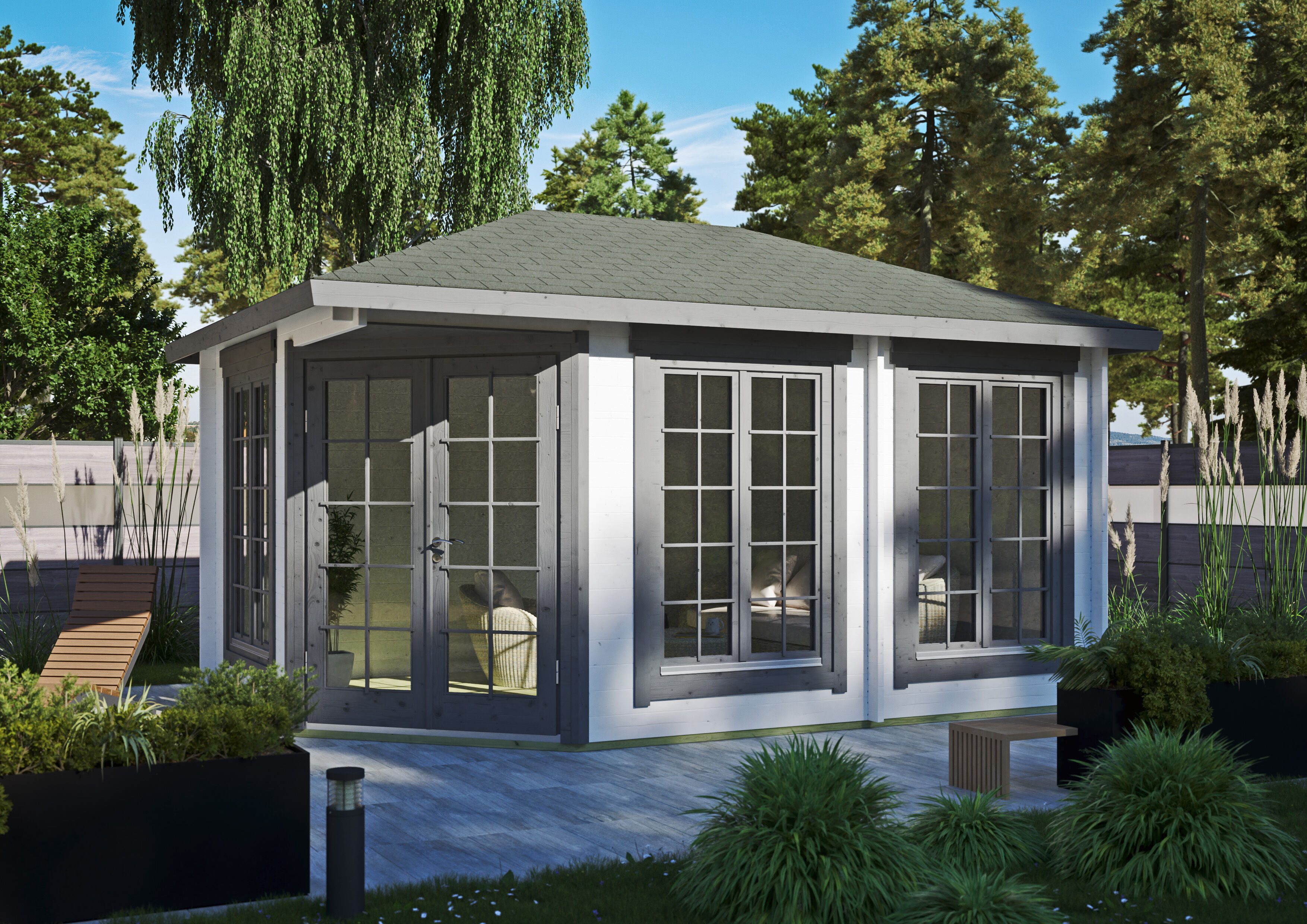 Fjordholz Gartenhaus Glasgow 44 C