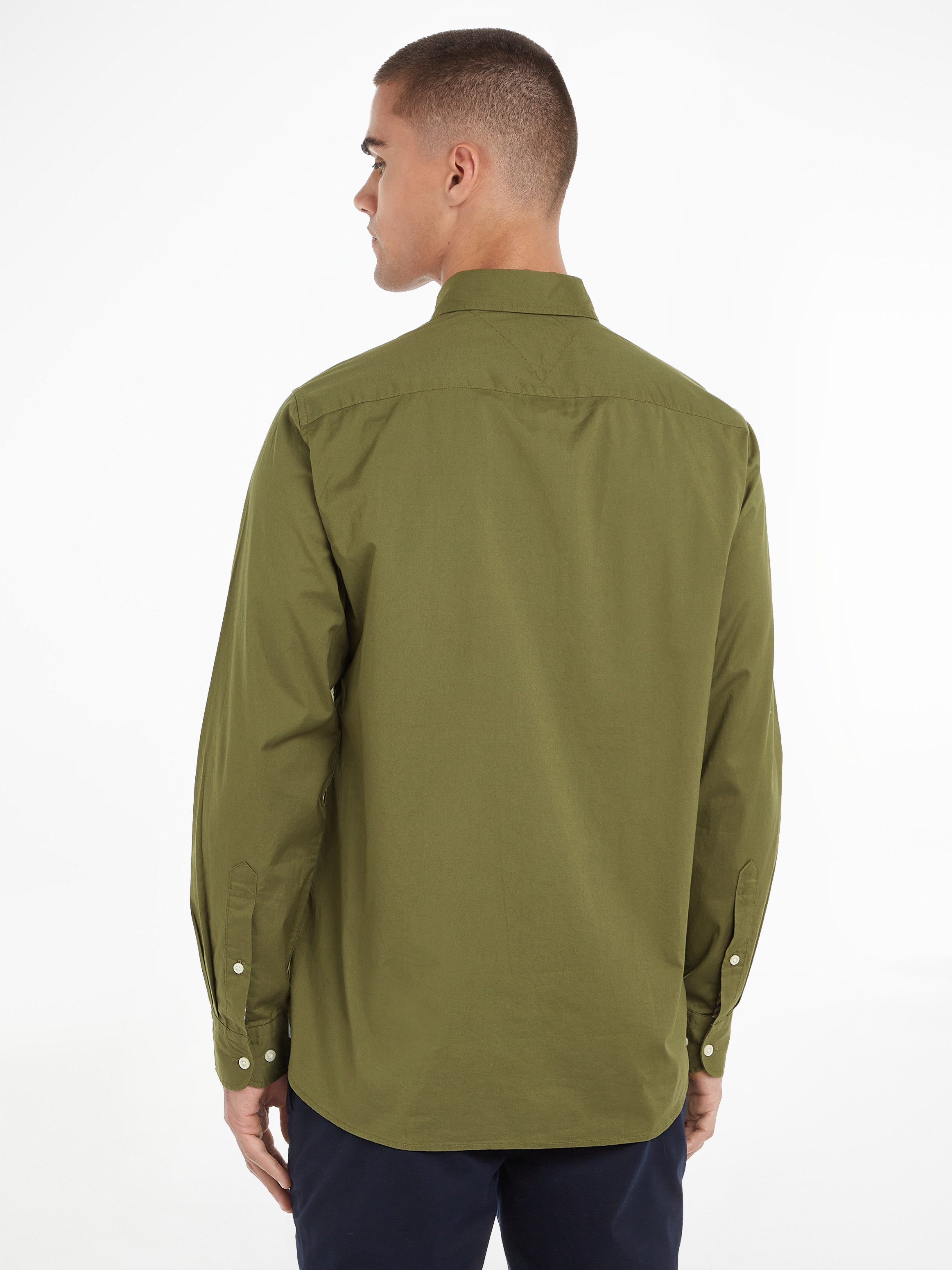 Tommy Hilfiger Langarmhemd FLEX POPLIN Regular Fit SHIRT mit Tommy Hilfiger günstig online kaufen