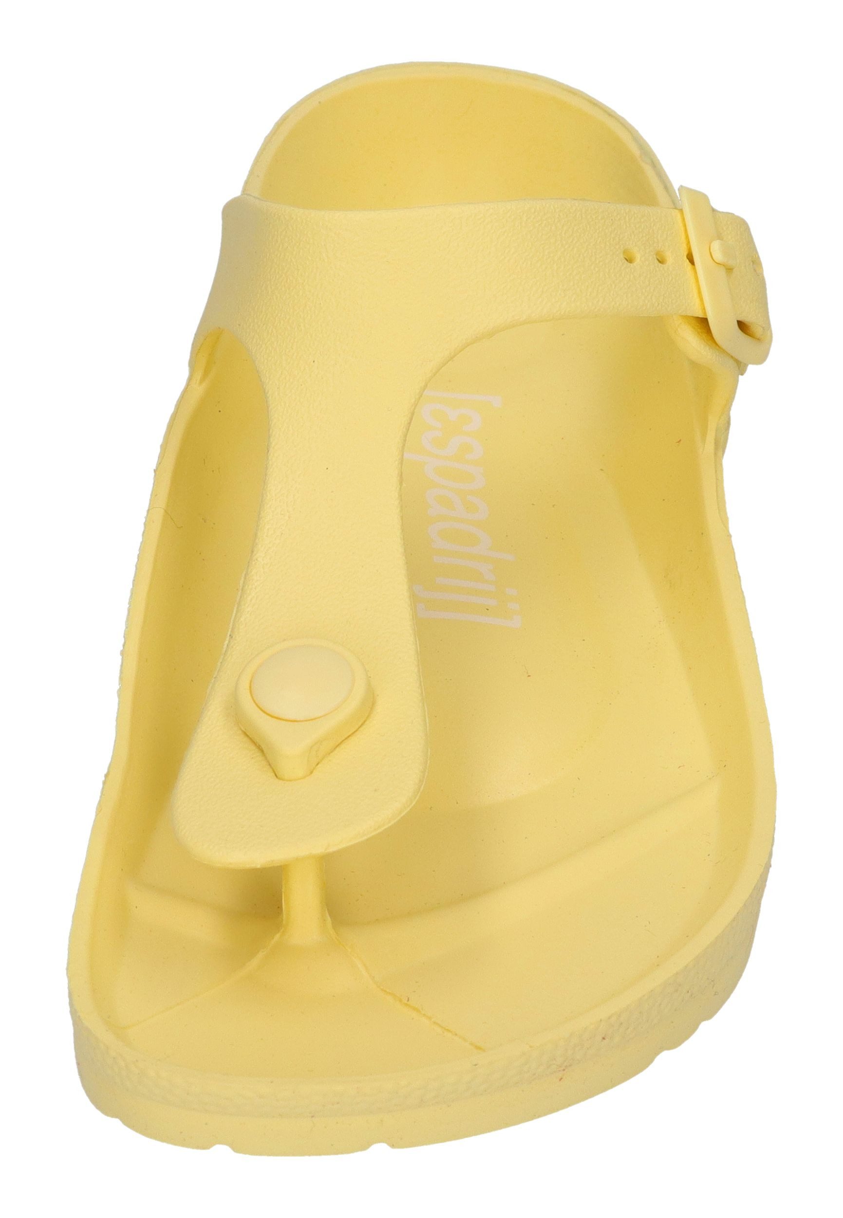 espadrij l´originale RIO POOL Zehentrenner Jaune