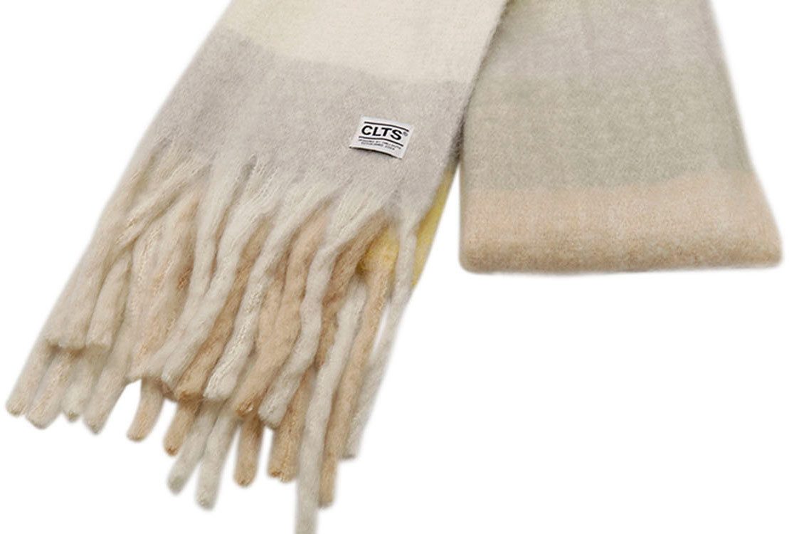 chillouts XXL-Schal Gero Scarf, mit dicken Fransen