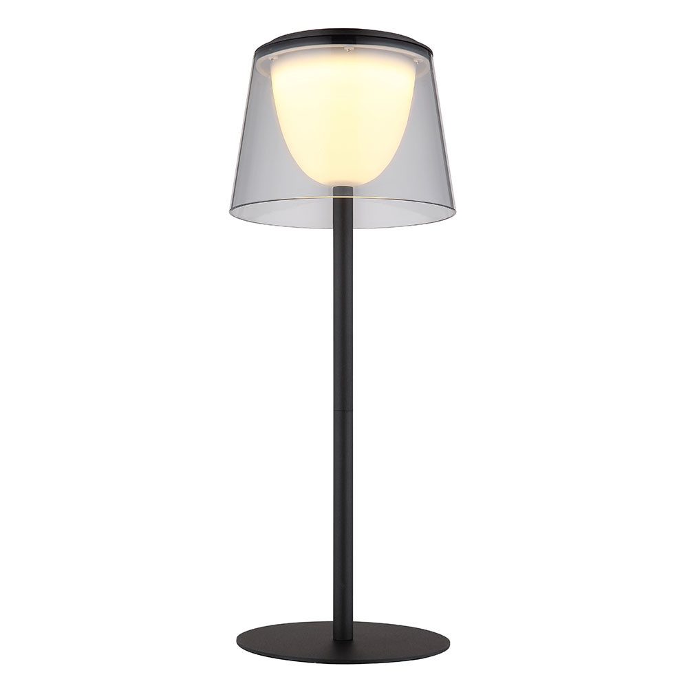 GLOBO LIGHTING LED Außen-Tischleuchte, LED-Leuchtmittel fest verbaut, Warmweiß, Tischleuchte Außenleuchte LED Dimmbar Gartenlampe Balkonlampe