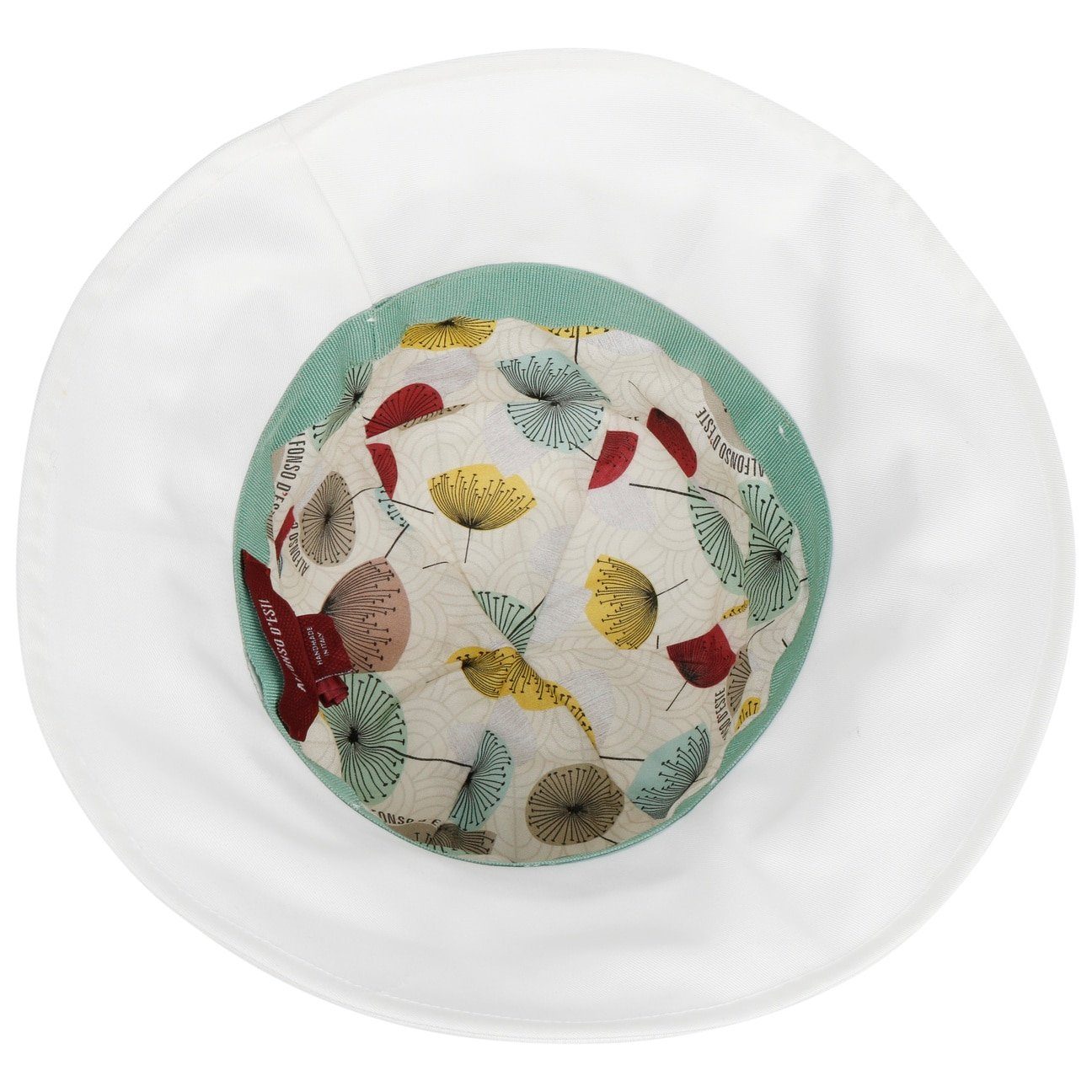 Alfonso D´Este Sonnenhut (1-St) Stoffhut mit Futter, Made in Italy