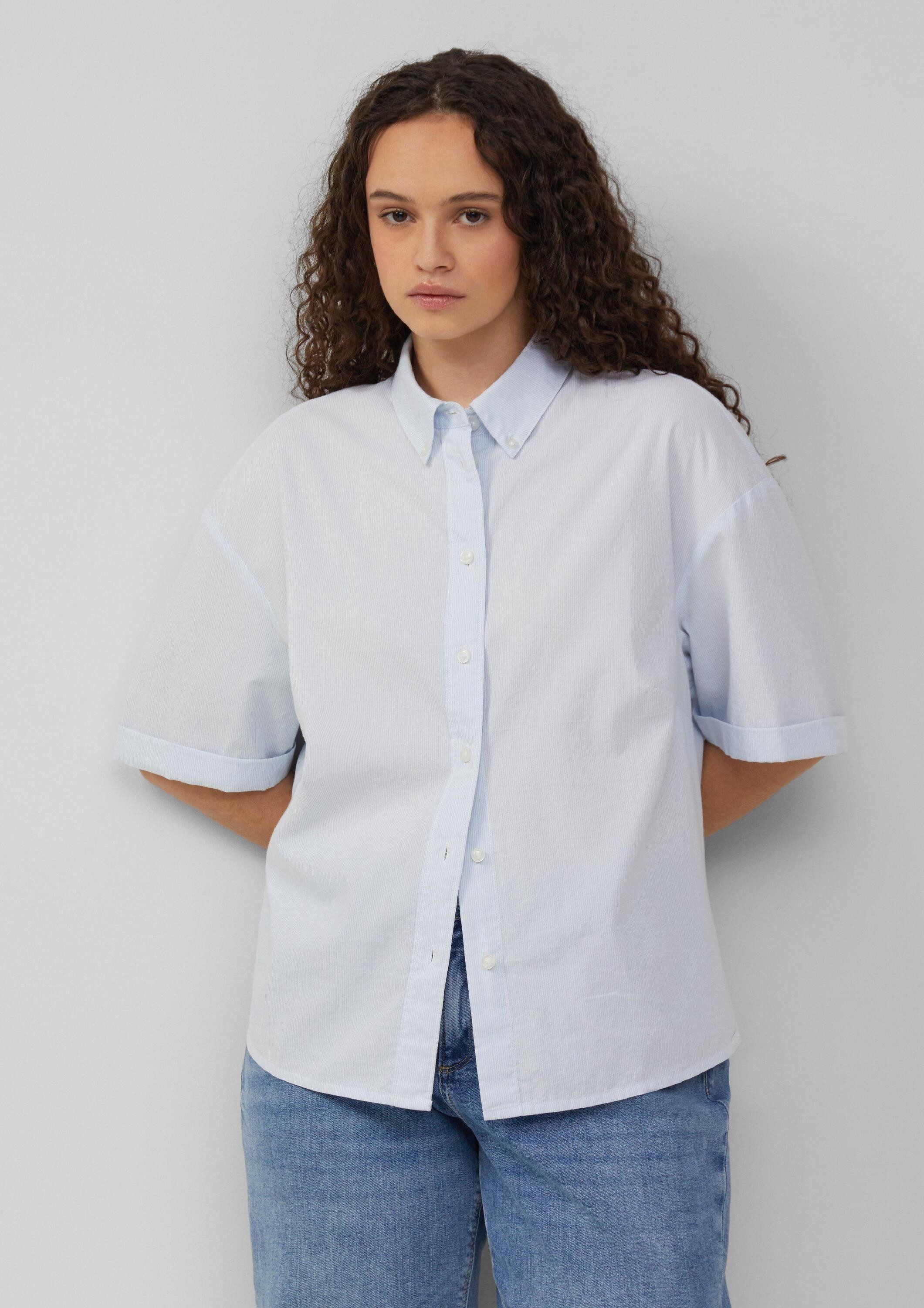 QS Kurzarmbluse Bluse Bluse günstig online kaufen