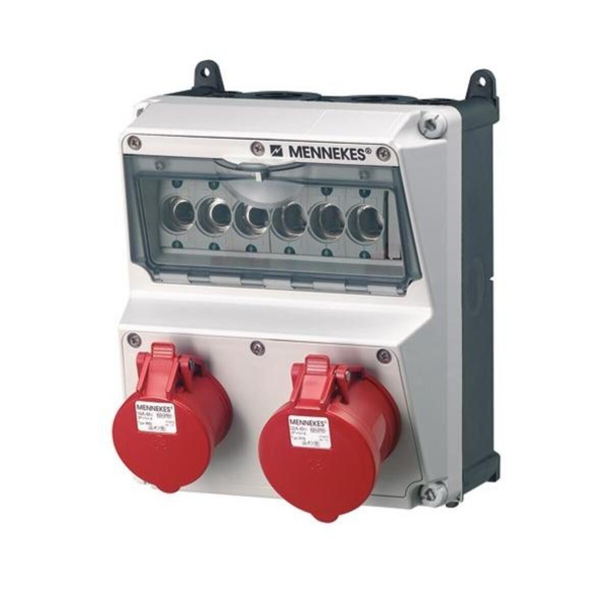 Mennekes Elektroauto-Ladestation Mennekes Steckdosen-Kombination 920020