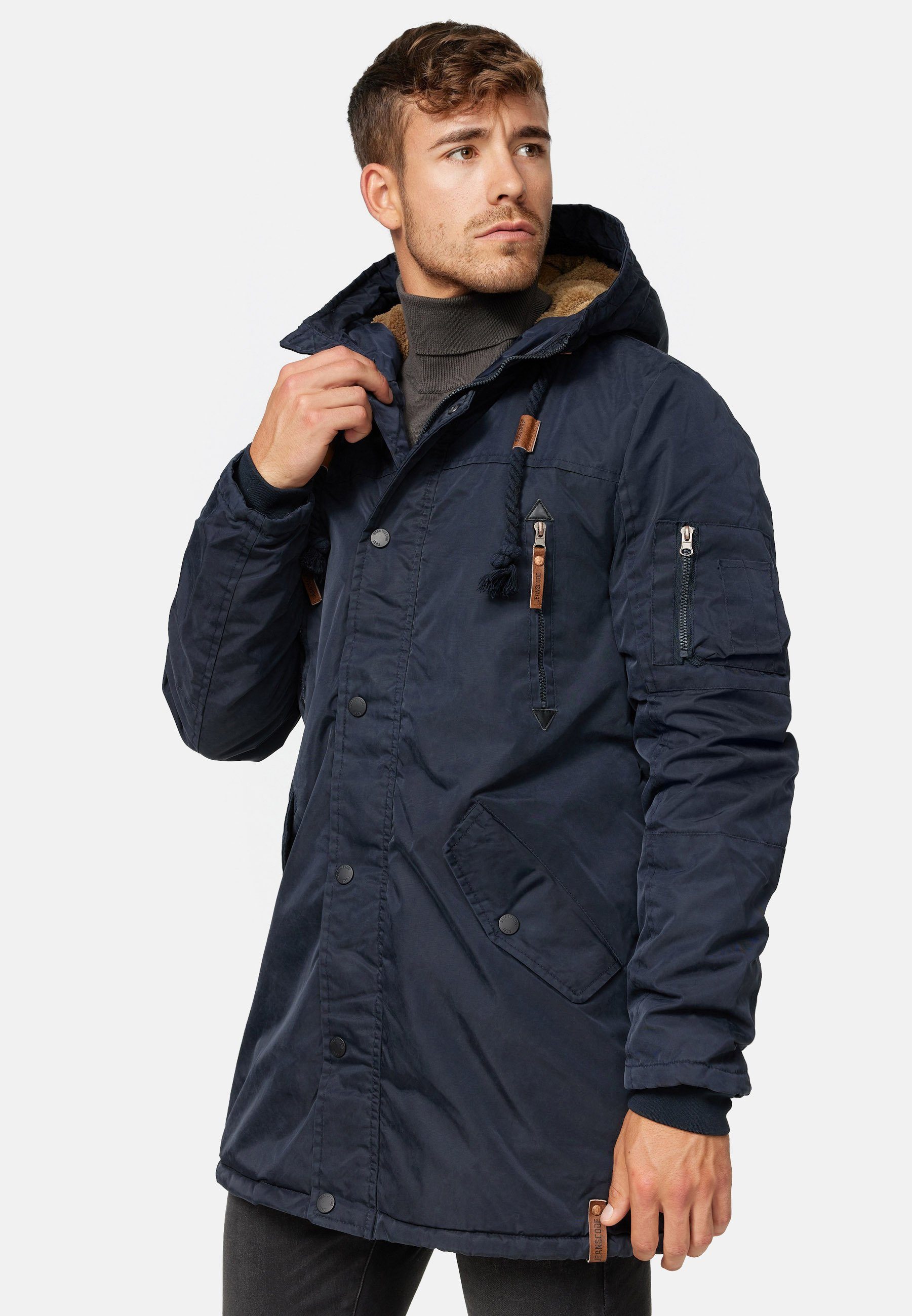 Indicode Parka Herren Bardsley Herrenparka Herrenjacke