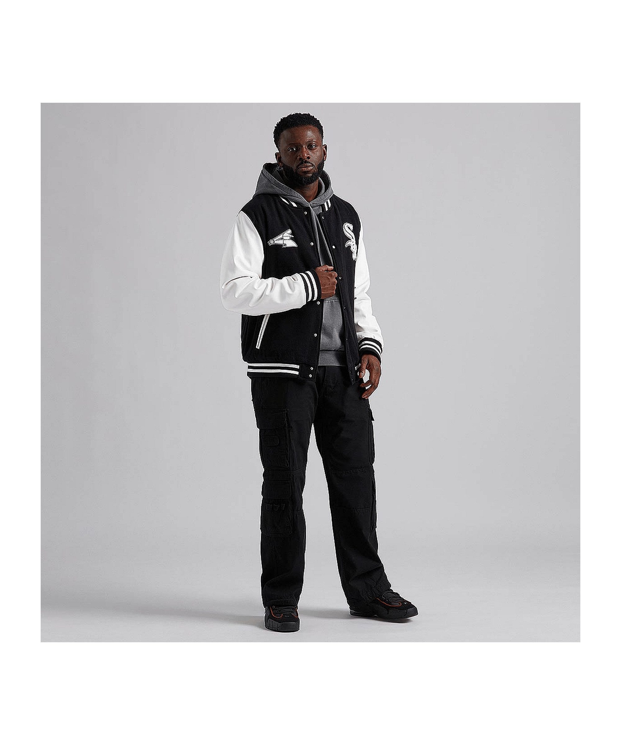 New Era Sweatjacke New Era Chicago White Sox Varsity Jacke Baumwolle