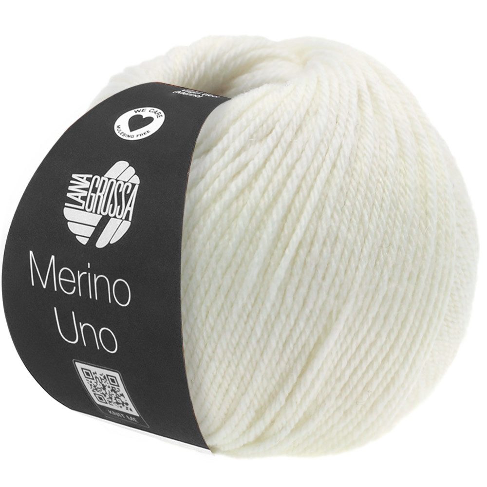 LANA GROSSA Merino Uno Häkelwolle, 125 m