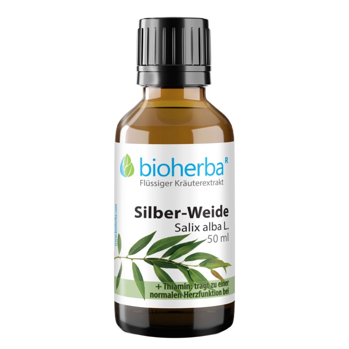 BIOHERBA R Silber-Weide Salix alba L. Tropfen Tinktur 50 ml Nahrungsergänzungsmittel