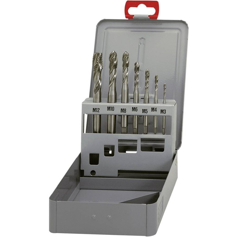 Exact Gewindebohrer 7tlg. HSSG-Maschinen-Gewindebohrer-Satz 10366