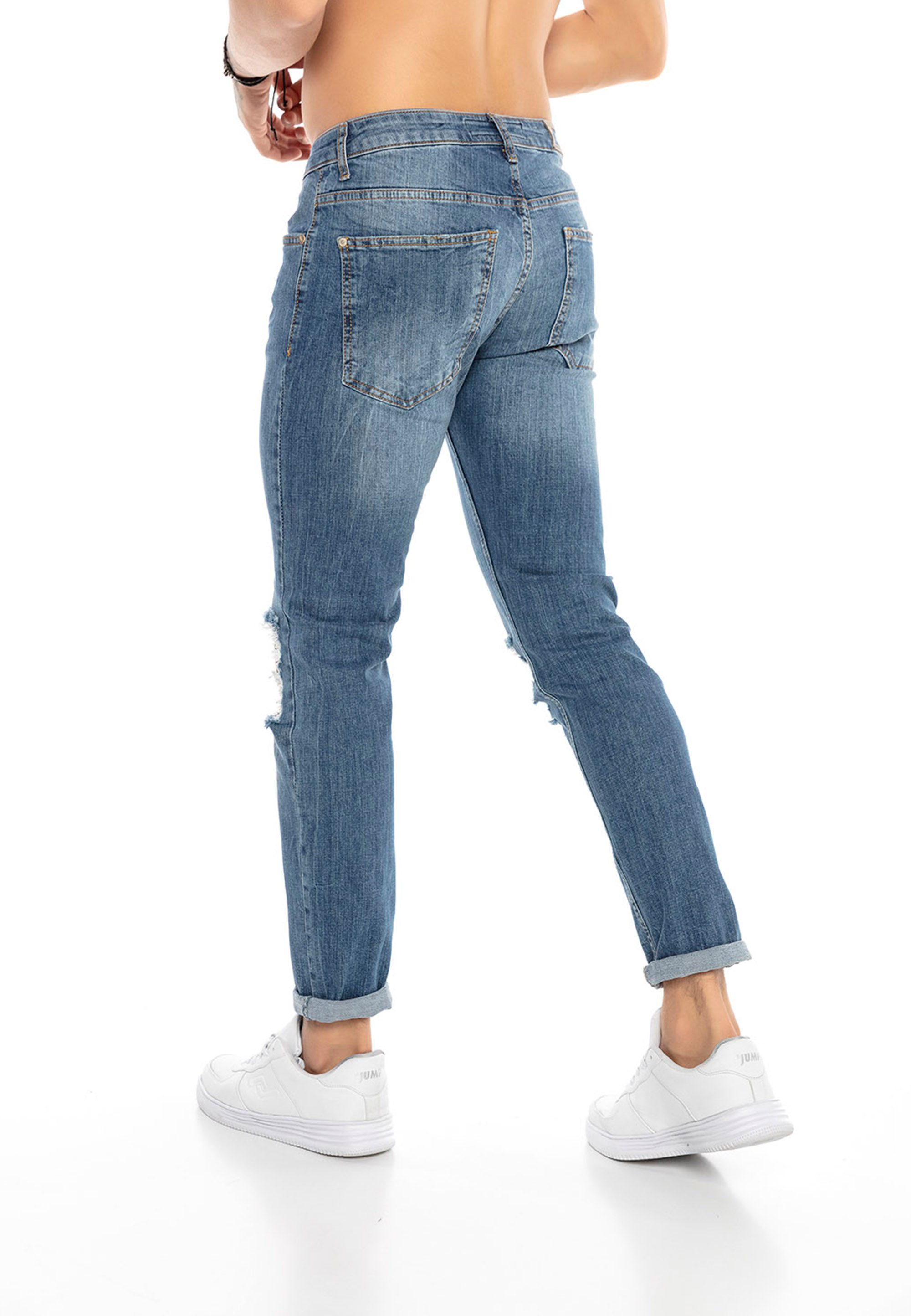 RedBridge Destroyed-Jeans Slim fit - Modischer Denim Style für Freizeit und Streetwear
