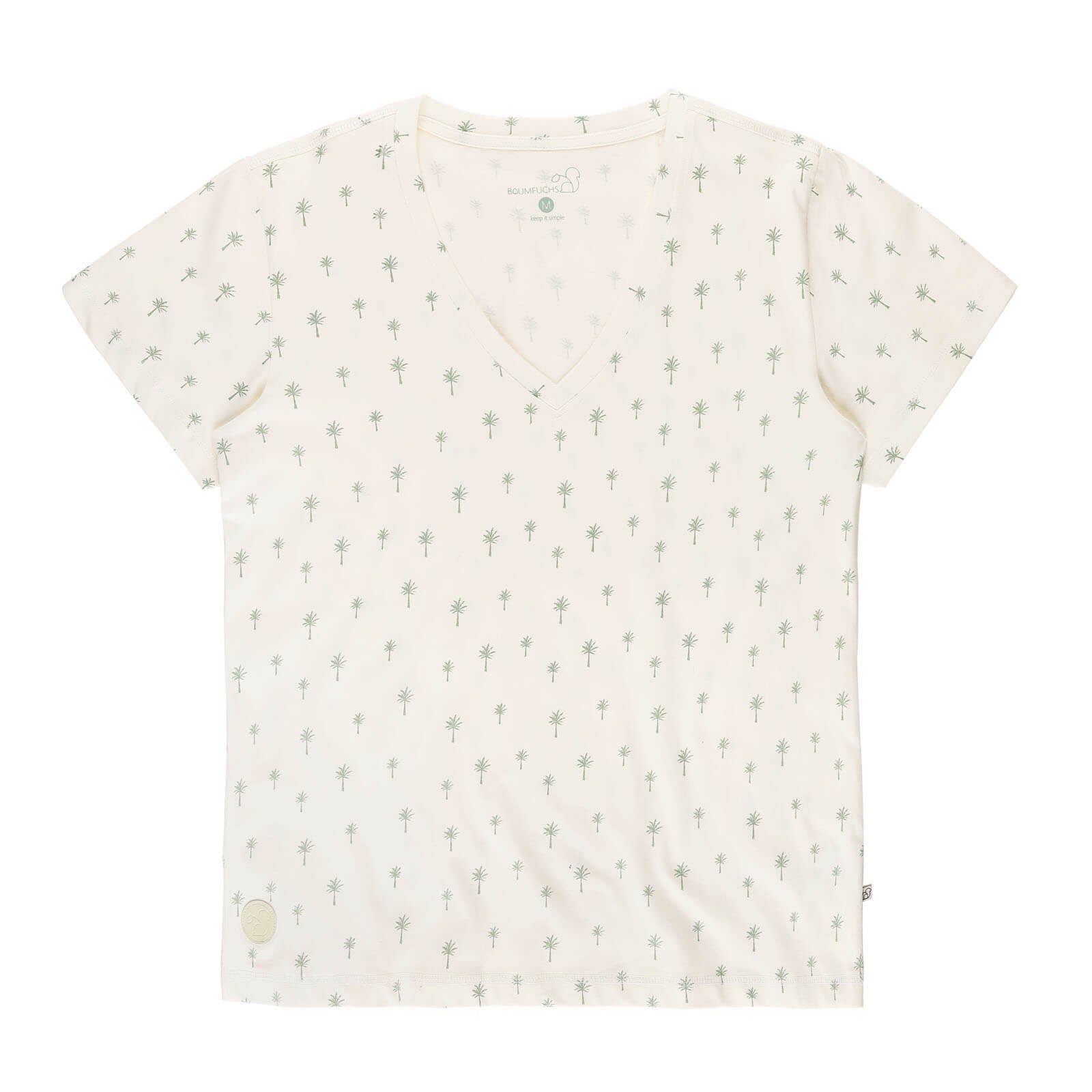 Baumfuchs T-Shirt Damen Kurzarm-Shirt mit Allover-Print günstig online kaufen