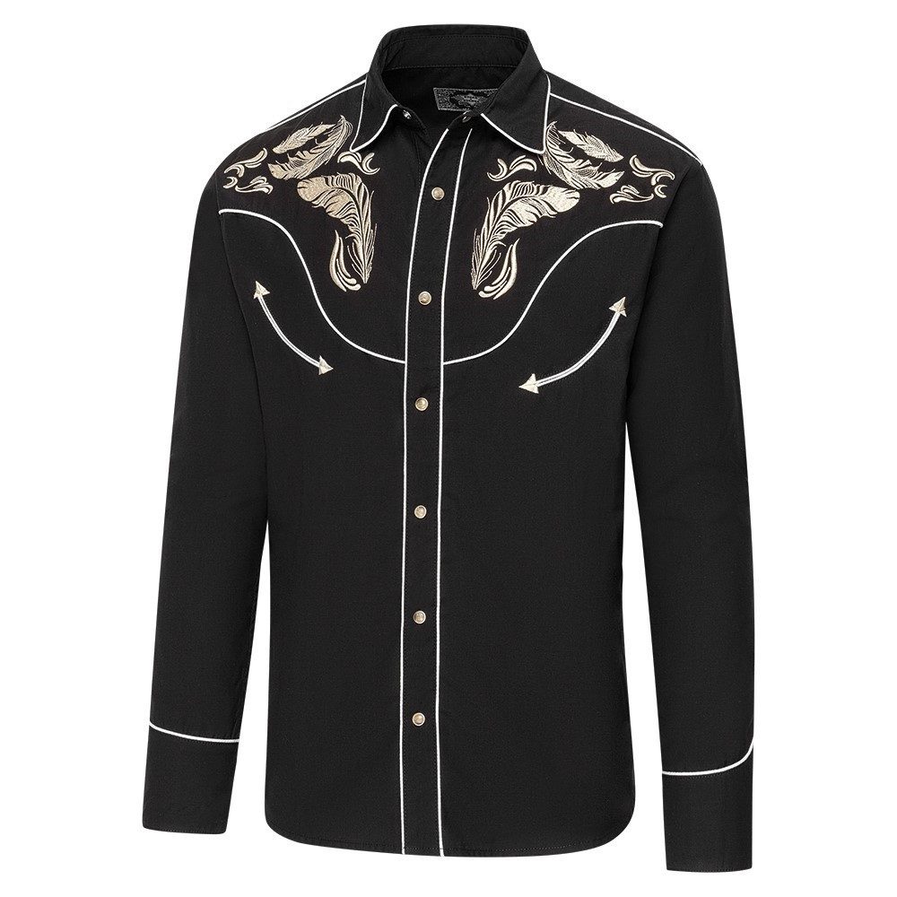 Stars & Stripes Langarmhemd Westernhemd Dixon günstig online kaufen