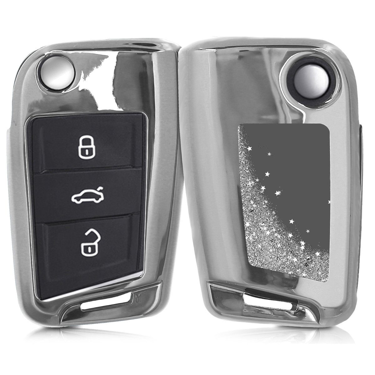kwmobile Schlüsseltasche Autoschlüssel Hülle für VW Golf 8, Schlüsselhülle  Schlüssel Case Cover
