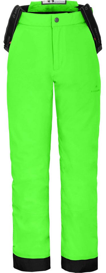 Bergson Skihose PELLY MAXI Kinder Skihose, wattiert, 20000 mm Wassersäule, Normalgrößen, Gecko g