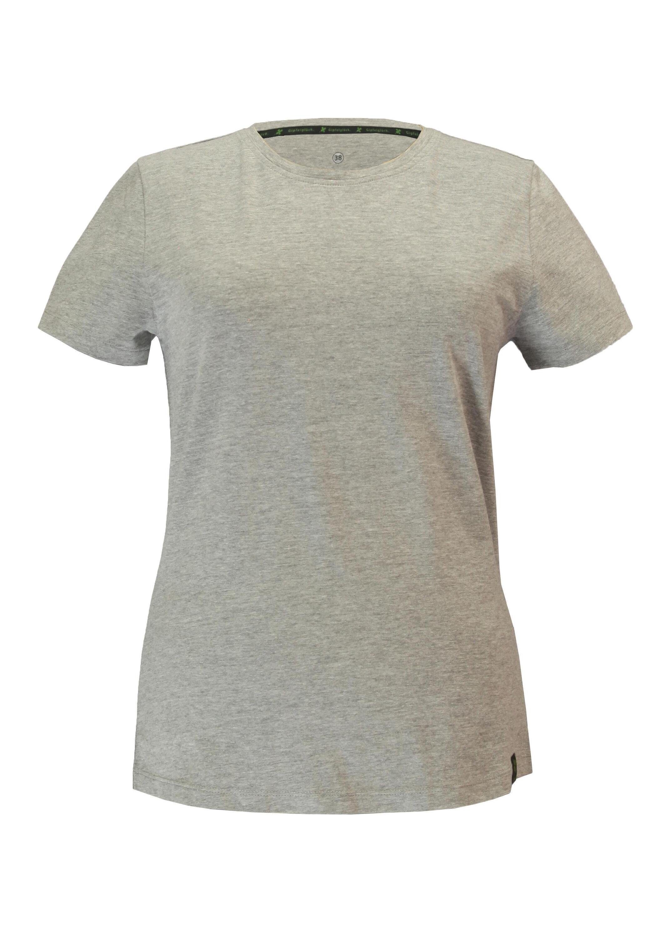 Damen, Grey Melange Bio-Baumwolle Gipfelglück Lynn Pack, für aus 3er Funktionsshirt