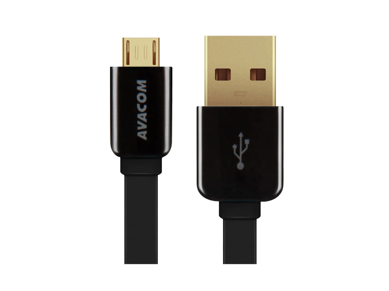 AVACOM Kabel AVACOM MIC-120K USB - Micro USB, 120cm, schwarz USB-Kabel