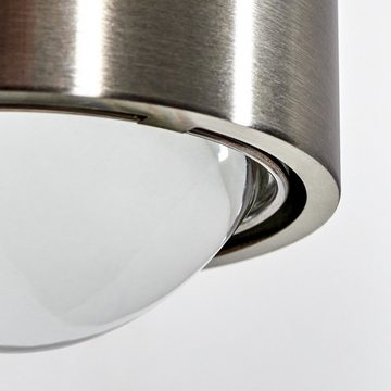 hofstein Wandleuchte »Osacca« Wandlampe aus Metall in Nickel, ohne Leuchtmittel, indirektes Raumlicht scheint durch zwei Licht-Schlitze