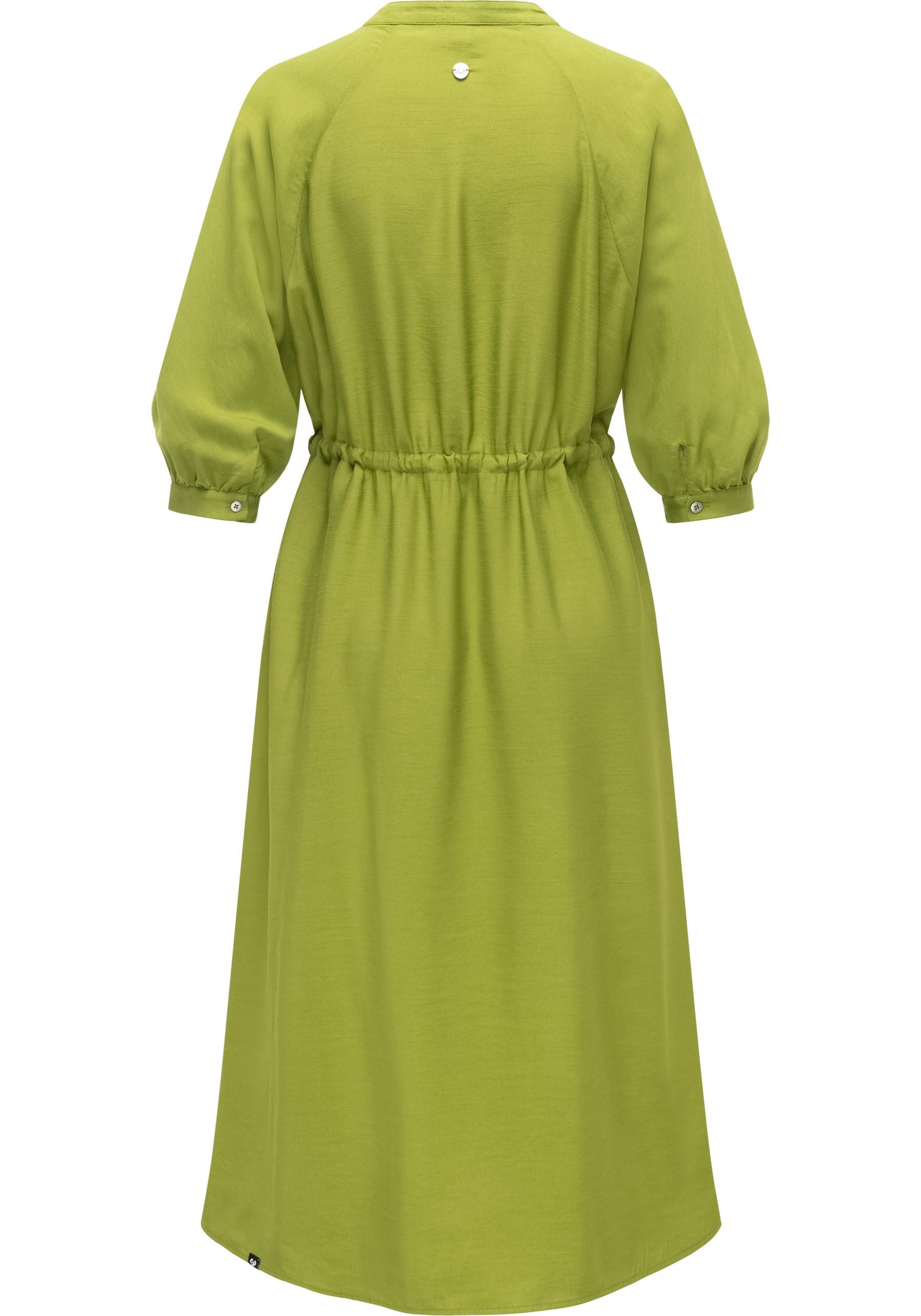 Ragwear Blusenkleid Trea Dress Modisches Damenkleid mit Taillengürtel