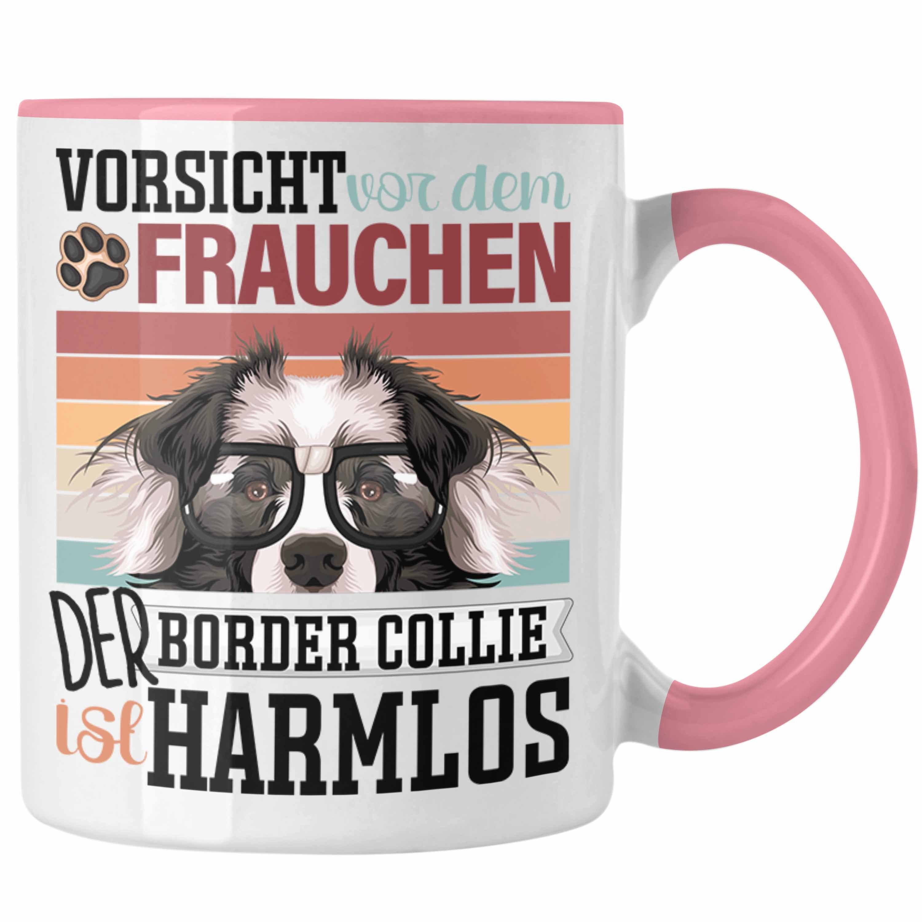 Rosa Besitzerin Border Tasse Geschenk Frauchen Tasse Trendation Spruch Lustiger Gesc Collies